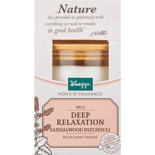 Kneipp Deep Relaxation Sandalwood Patchouli Geurkaars 145 gr.