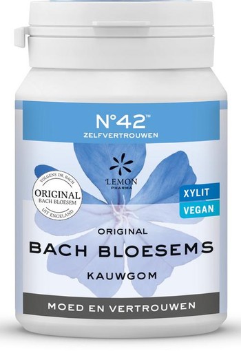 Lemonpharma Bach Kauwgom nr. 42 vertrouwen (60 Gram)