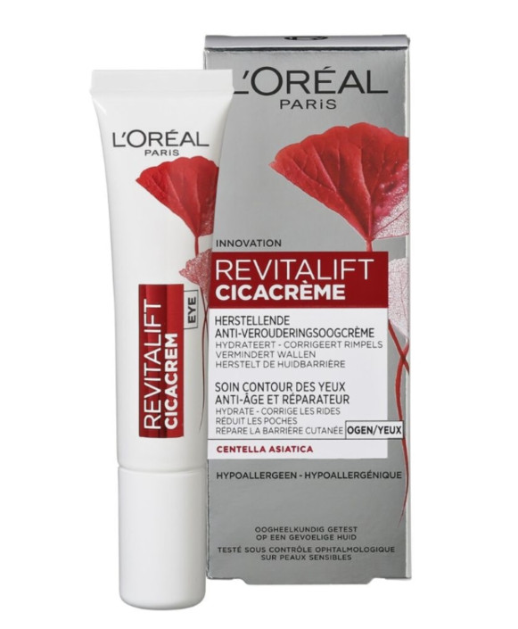 L'Oréal Paris Revitalift Cica 30+ Oogcrème 15 ml