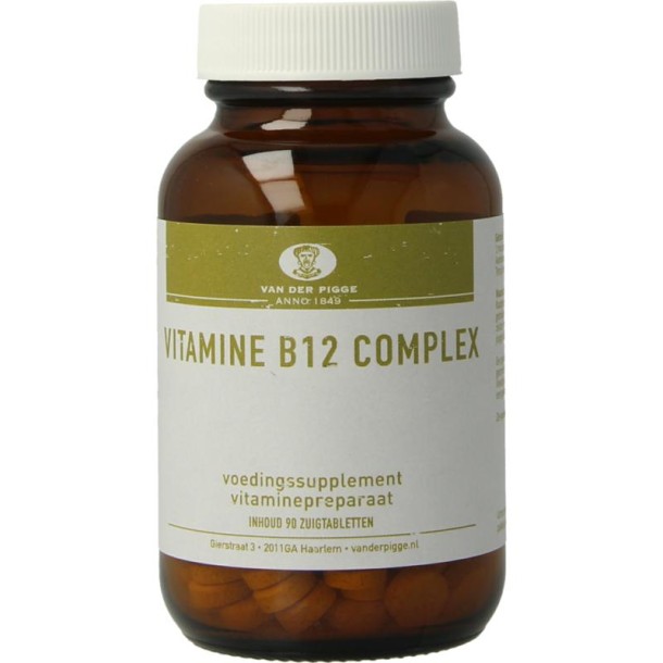 Van der Pigge Vitamine B12 complex (90 Zuigtabletten)