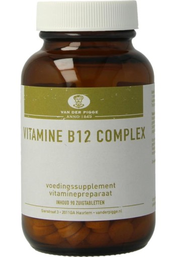 Van der Pigge Vitamine B12 complex (90 Zuigtabletten)