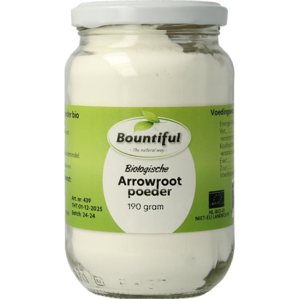 Bountiful Arrowroot poeder bio (190 Gram)