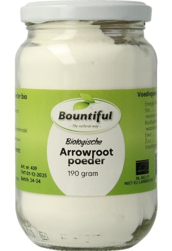 Bountiful Arrowroot poeder bio (190 Gram)