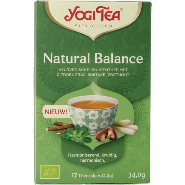 Yogi Tea Natural balance bio (17 Zakjes)