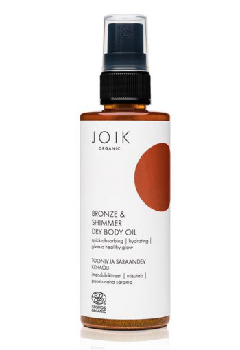 Joik Bronze & shimmer dry body oil organic (100 Milliliter)
