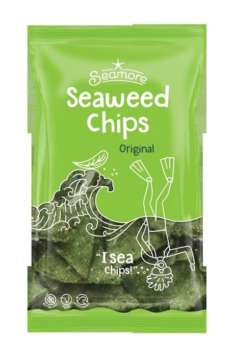 Seamore Zeewier tortilla chips (135 Gram)