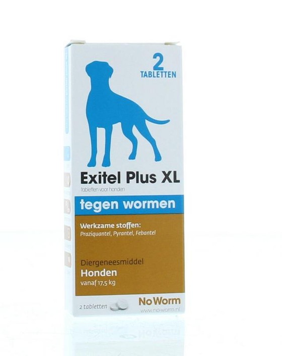 Exil No worm hond large (2 Tabletten)