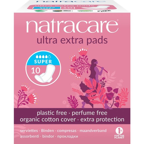 Natracare Maandverband ultra extra super (10 Stuks)