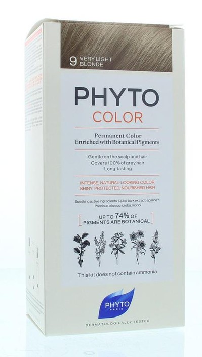 Phyto Paris Phytocolor blond tres clair 9 (1 Stuks)