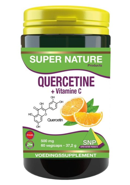 SNP Quercetine + gebufferde vitamine C puur (60 Vegetarische capsules)