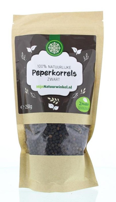 Mijnnatuurwinkel Peperkorrels zwart (250 Gram)