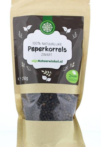 Mijnnatuurwinkel Peperkorrels zwart (250 Gram)