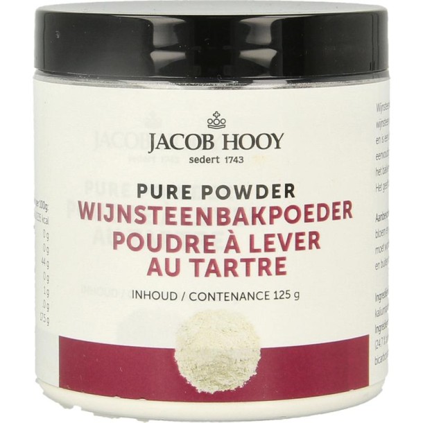 Jacob Hooy Wijnsteenbakpoeder (125 Gram)