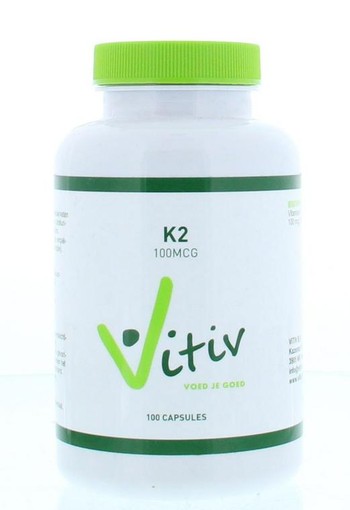 Vitiv Vitamine K2 100mcg (100 Capsules)