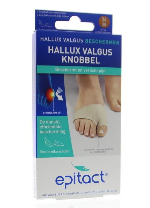 Epitact Hallux valgus knobbel beschermer maat 42/45 (1 Stuks)