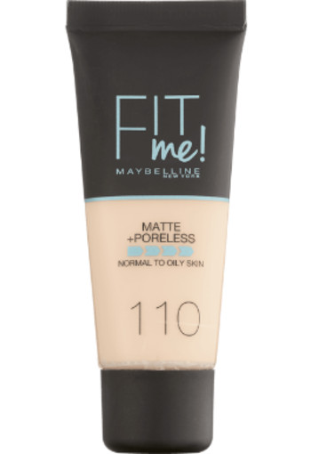 Maybelline Fit Me Matte + Poreless Foundation 110 Porcelain