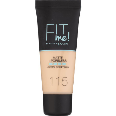 Maybelline Fit Me Matte + Poreless Foundation 115 Ivory