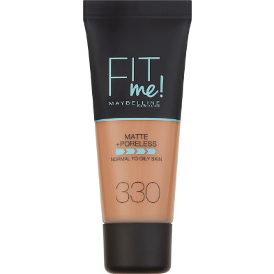 Maybelline Fit Me Matte & Poreless Foundation 330 Toffee – Medium Dekkende Foundation