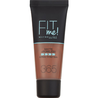 Maybelline Fit Me Matte & Poreless Foundation 365 Espresso – Medium Dekkende Foundation