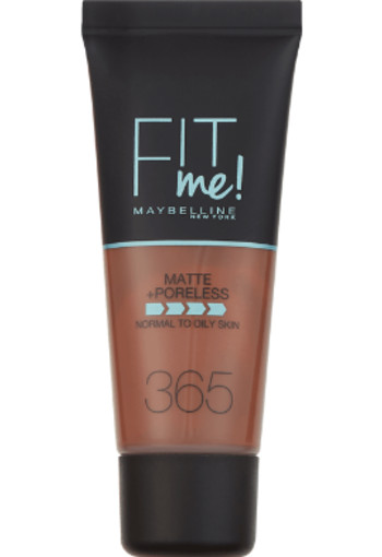 Maybelline Fit Me Matte & Poreless Foundation 365 Espresso – Medium Dekkende Foundation