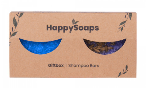 Happy Giftbox met 2 Shampoo Bars