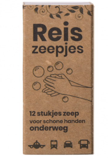 Happy Mini Reis- en Toiletzeepjes (12 stuks)