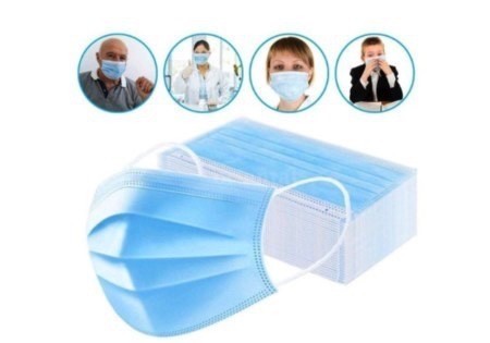 Mondkapjes | Mondmaskers 3 laags-niet-medische gezichtsmaskers - 100 stuks