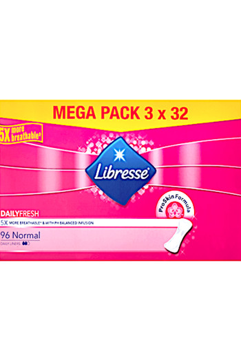 Libresse Daily Fresh Normal Inlegkruisjes Mega Pack 96 stuks
