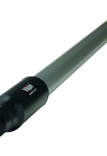 Ergonomische steel met waterdoorvoer - 150 cm