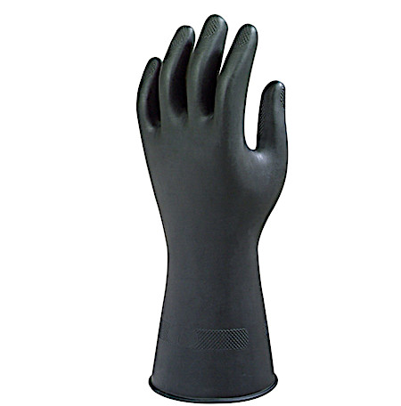 Natuurrubber handschoen Black Heavyweight G17K - L