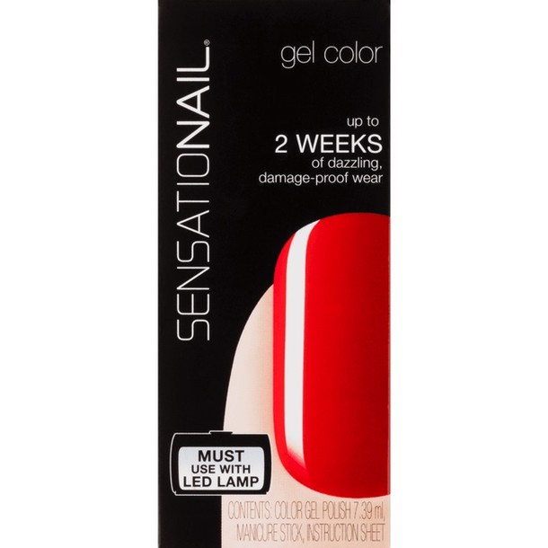 Sensationail Gel Color Scarlet Red 7 ml