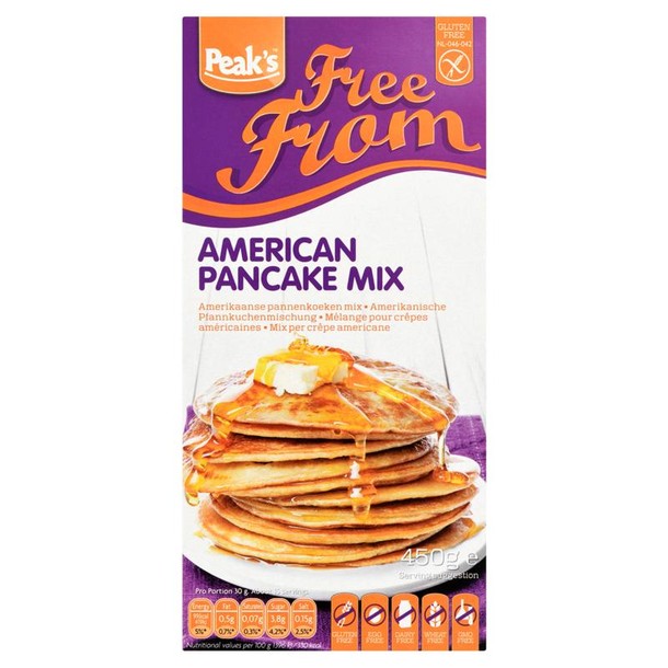 Peak's American pancake mix glutenvrij (450 Gram)