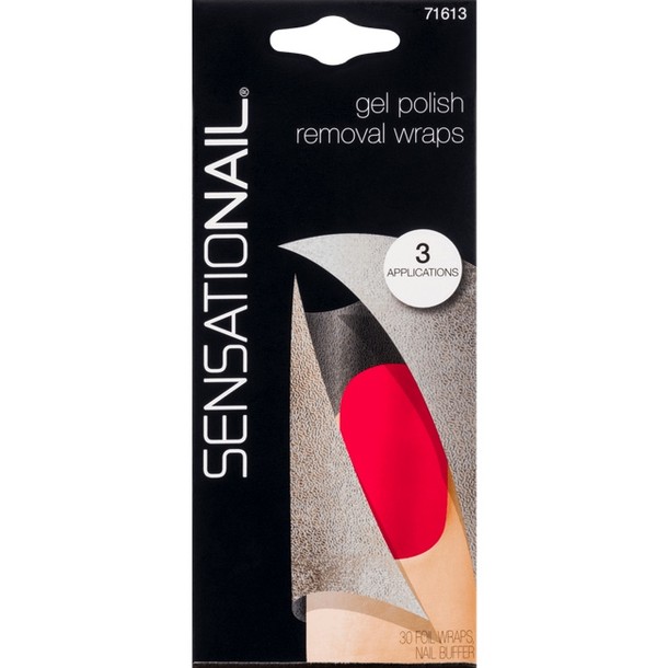 Sensationail Gel Polish Removal Wraps