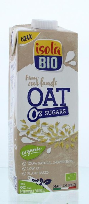 Isola Bio Oat no sugar bio (1 Liter)