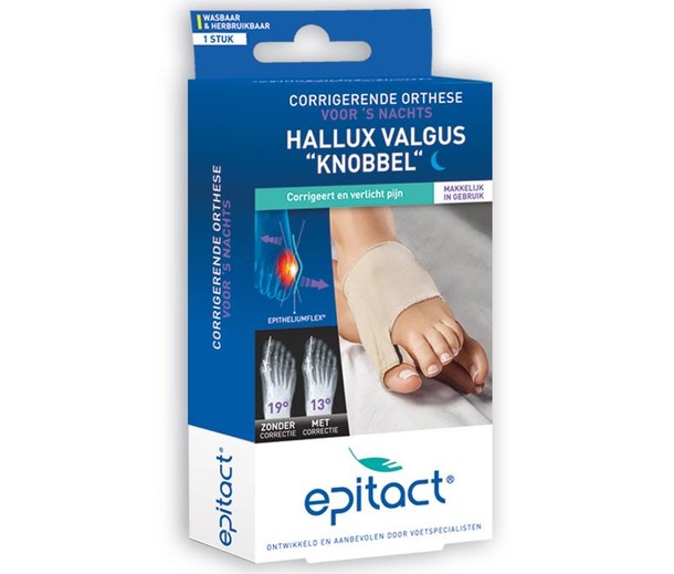 Epitact Hallux valgus nacht maat 36/38 (1 Stuks)