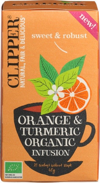 Clipper Orange & turmeric infusion bio (20 Zakjes)
