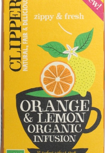 Clipper Orange & lemon infusion bio (20 Zakjes)