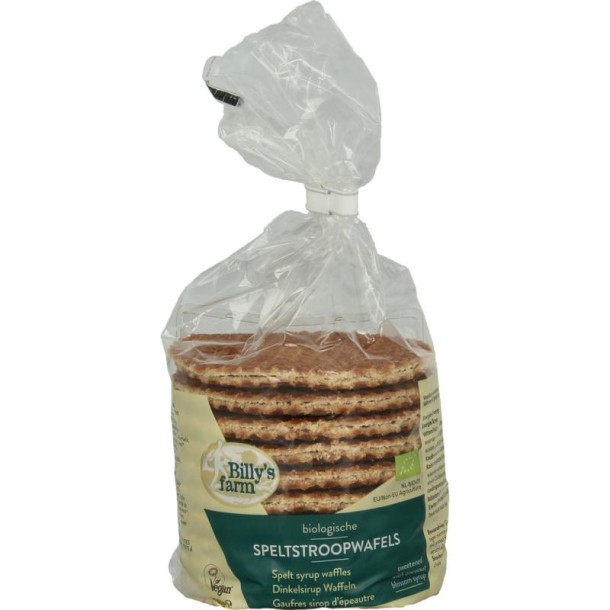 Billy's Farm Spelt stroopwafels bio (300 Gram)