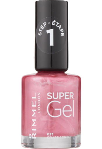 Rimmel London Super Gel Nailpolish - 023 Grape Sorbet