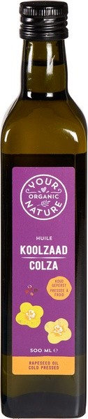 Your Organic Nat Koolzaadolie bio (500 Milliliter)